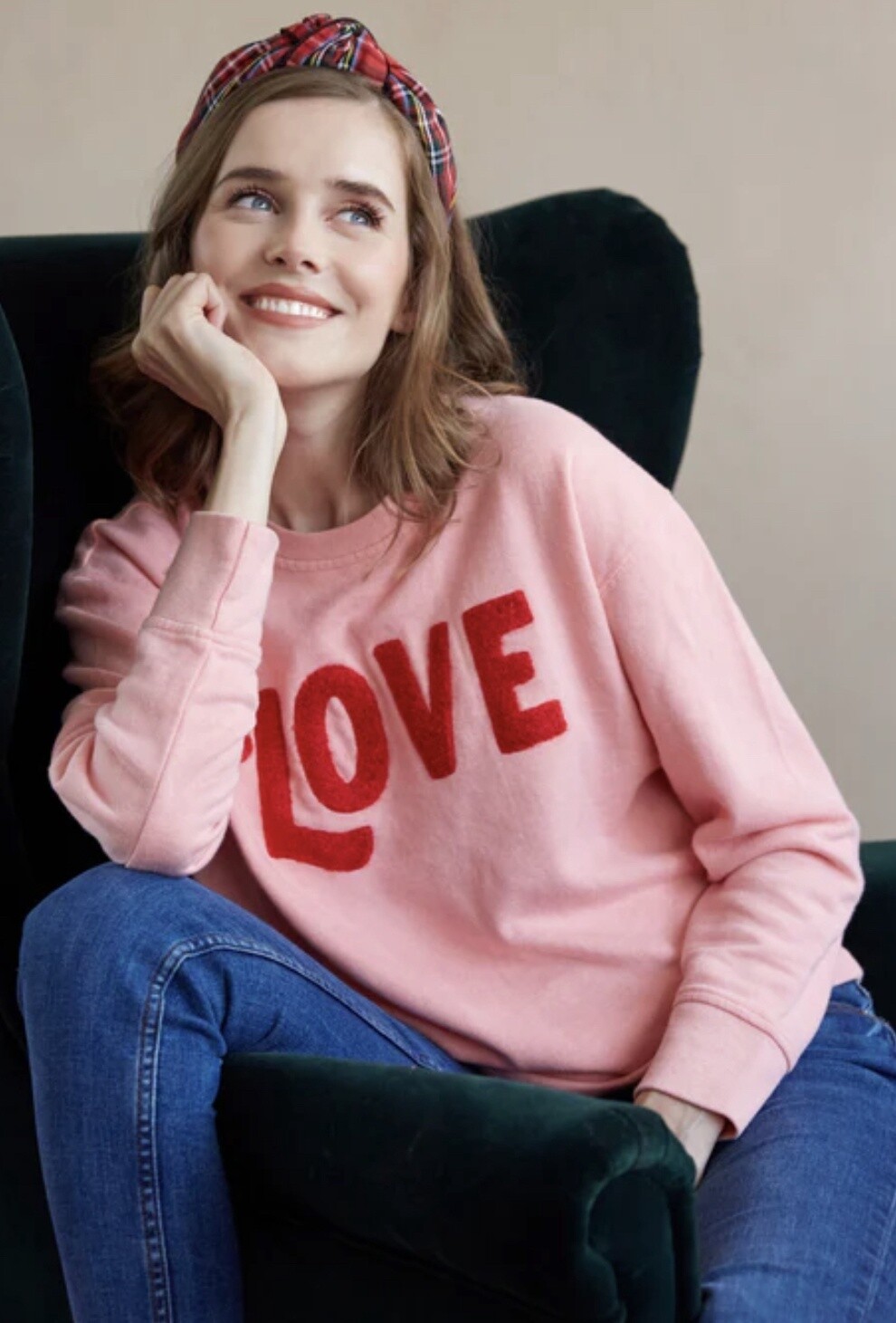 PINK LOVE SWEATSHIRT