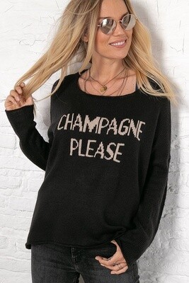 CHAMPAGNE PLEASE SWEATER