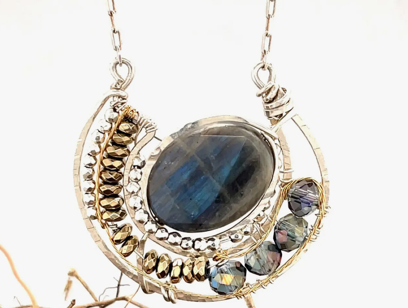 SPACE DUST PYRITE NECKLACE