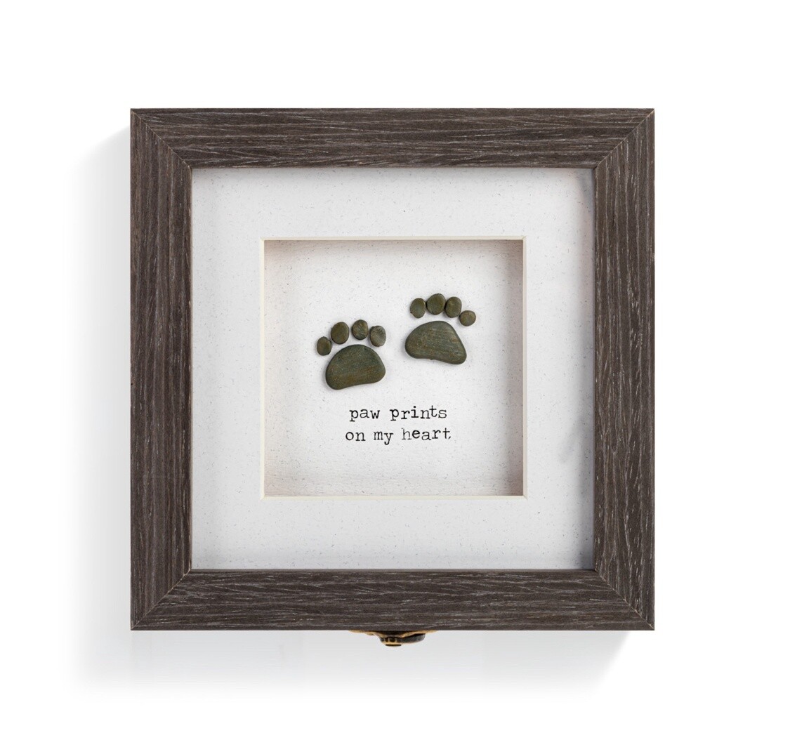 PAW PRINTS KEEPSAKE BOX