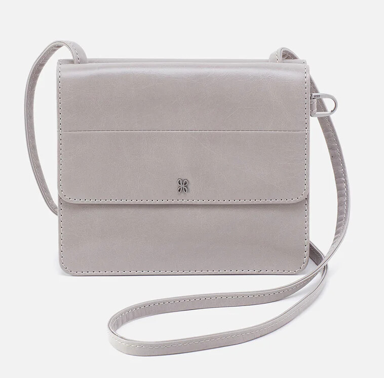JILL WALLET CROSSBODY LT GRAY