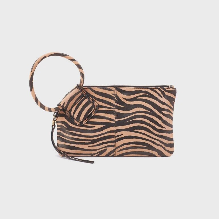 SABLE ZEBRA CLUTCH
