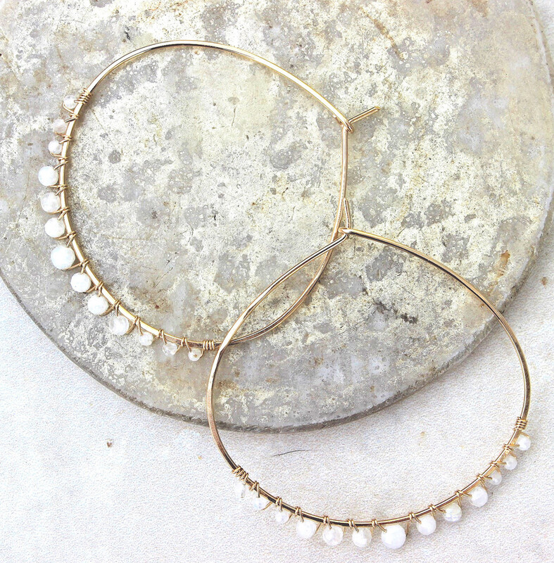 NESSIE  HOOP EARRINGS
