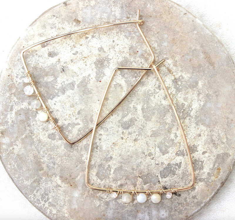 LESLIE RECTANGLE HOOPS
