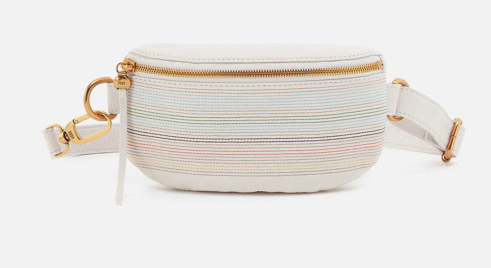 FERN BELT BAG -WHITE