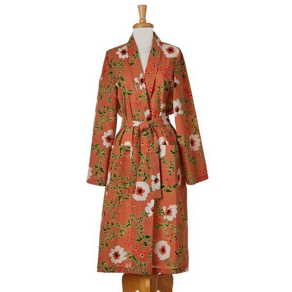BLOSSOM KIMONO ROBE COTTON