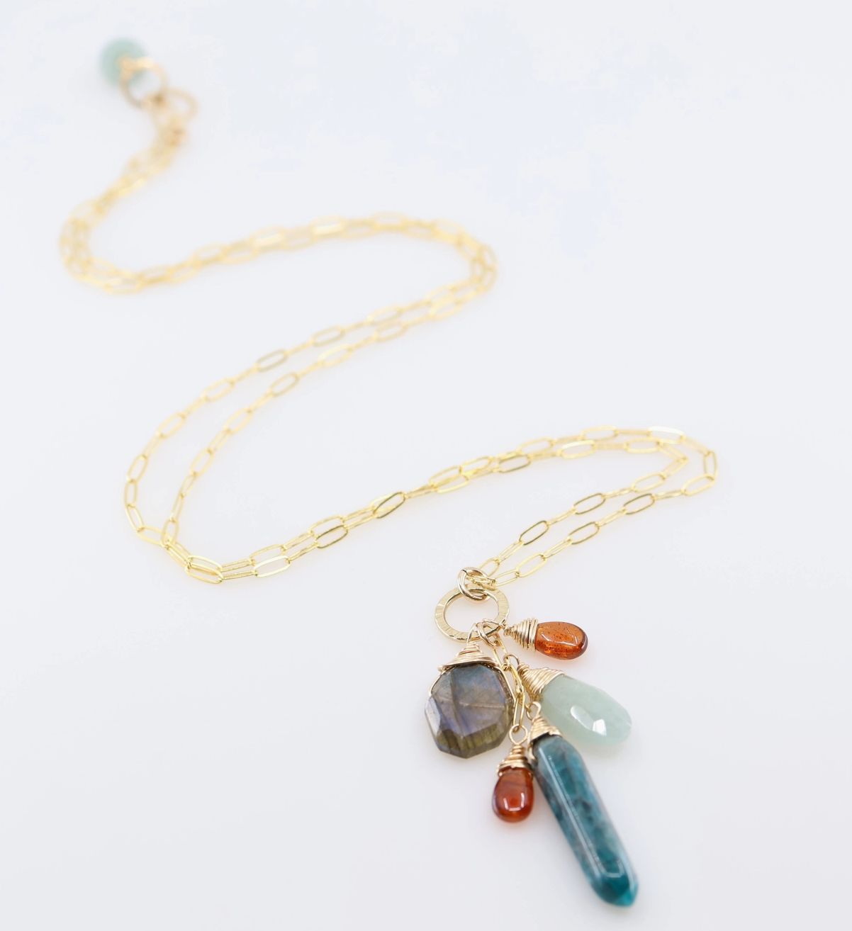 APATITE CASCADE NECKLACE