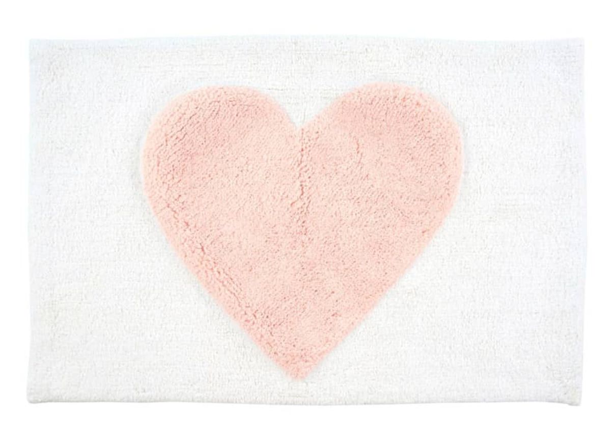 HEART BATH MAT