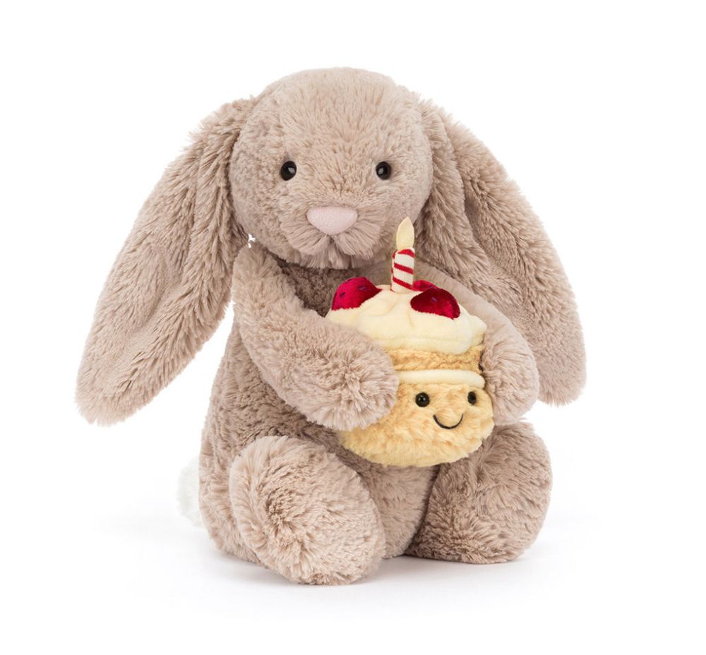 BEIGE BIRTHDAY BUNNY