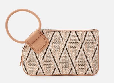SABLE CREAM RAFFIA WRISTLET