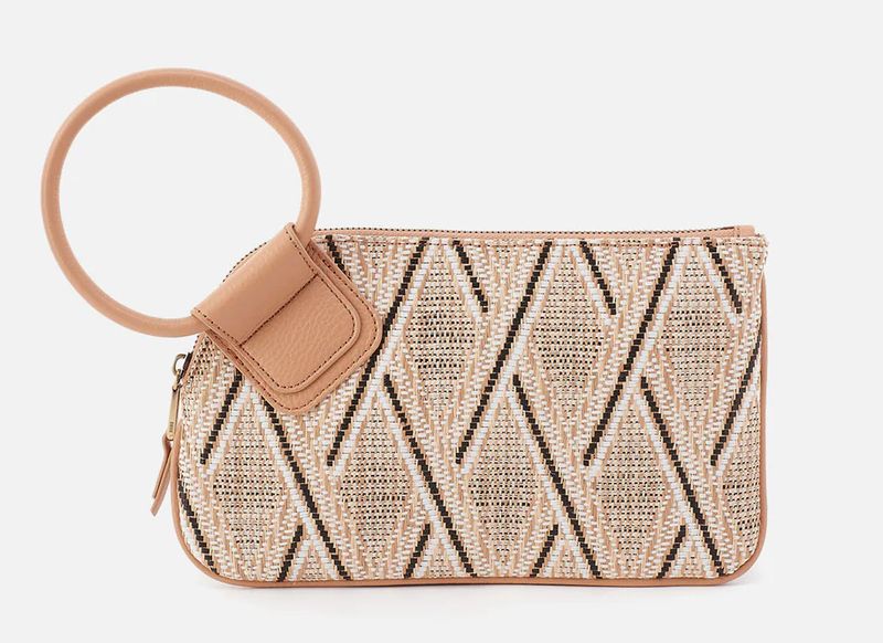 SABLE CREAM RAFFIA WRISTLET