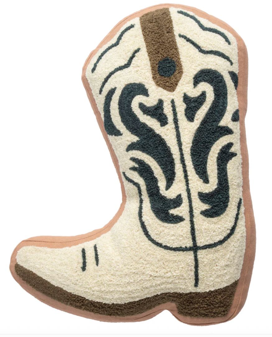 EMBROID BOOT PILLOW