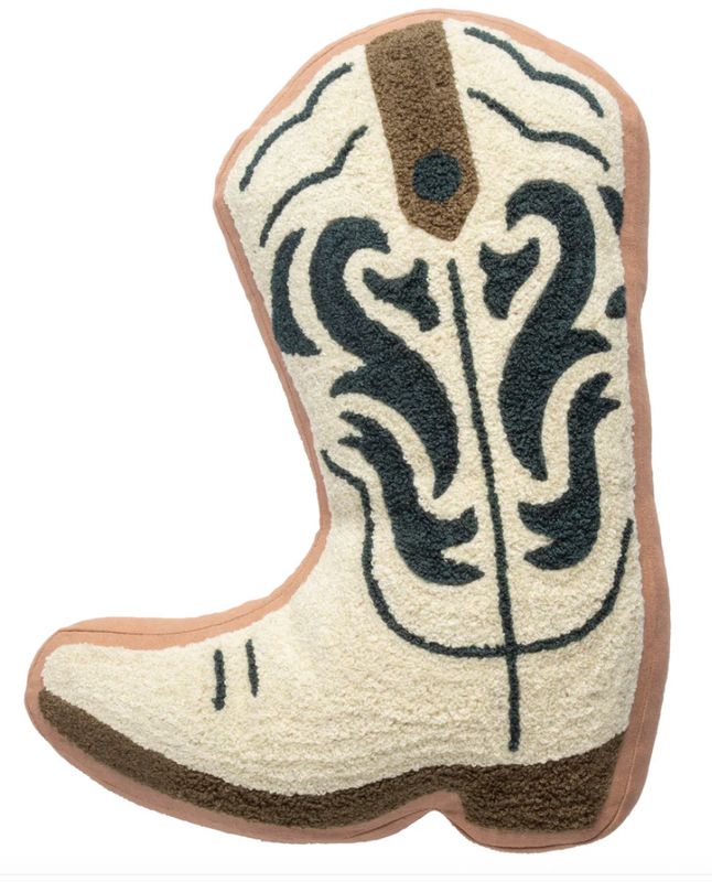 EMBROID BOOT PILLOW