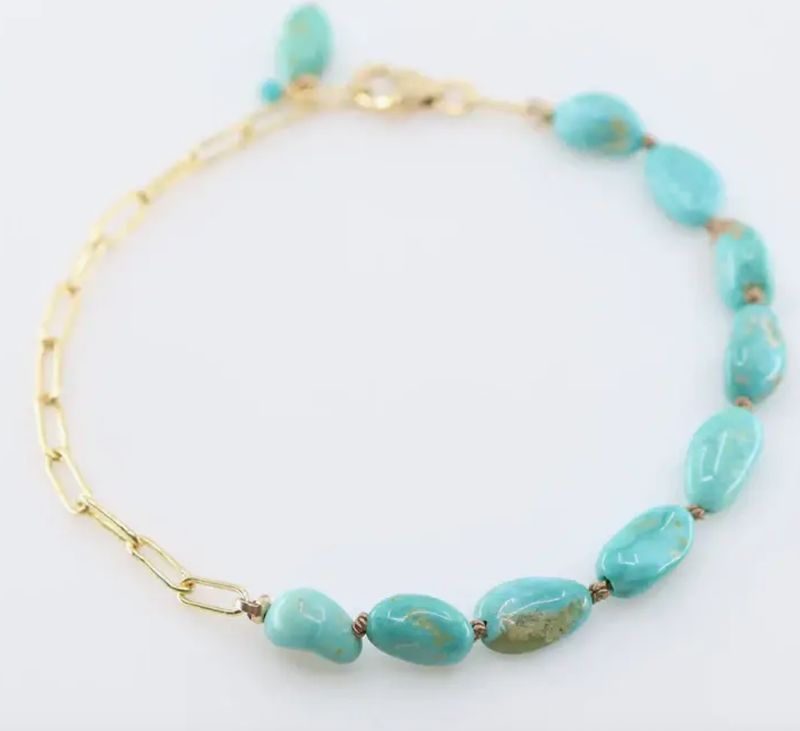 GF TURQ PAPERCLIP BRLT