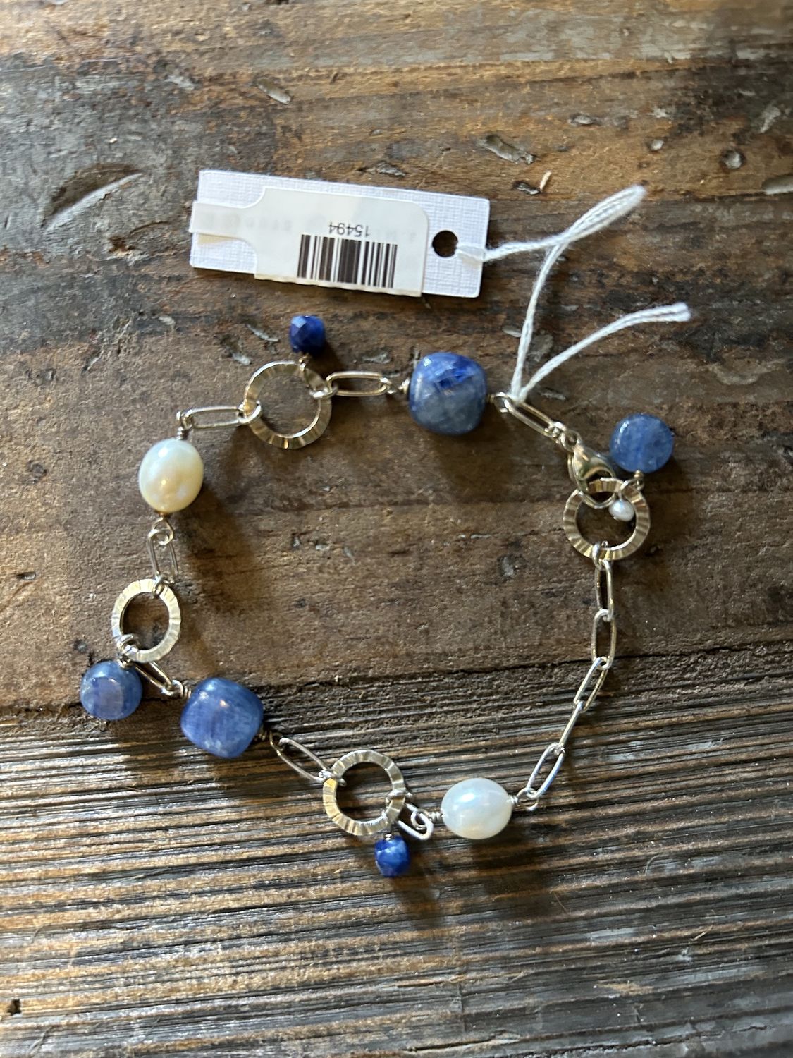 KYANITE & PEARL CIRCLE BRLT