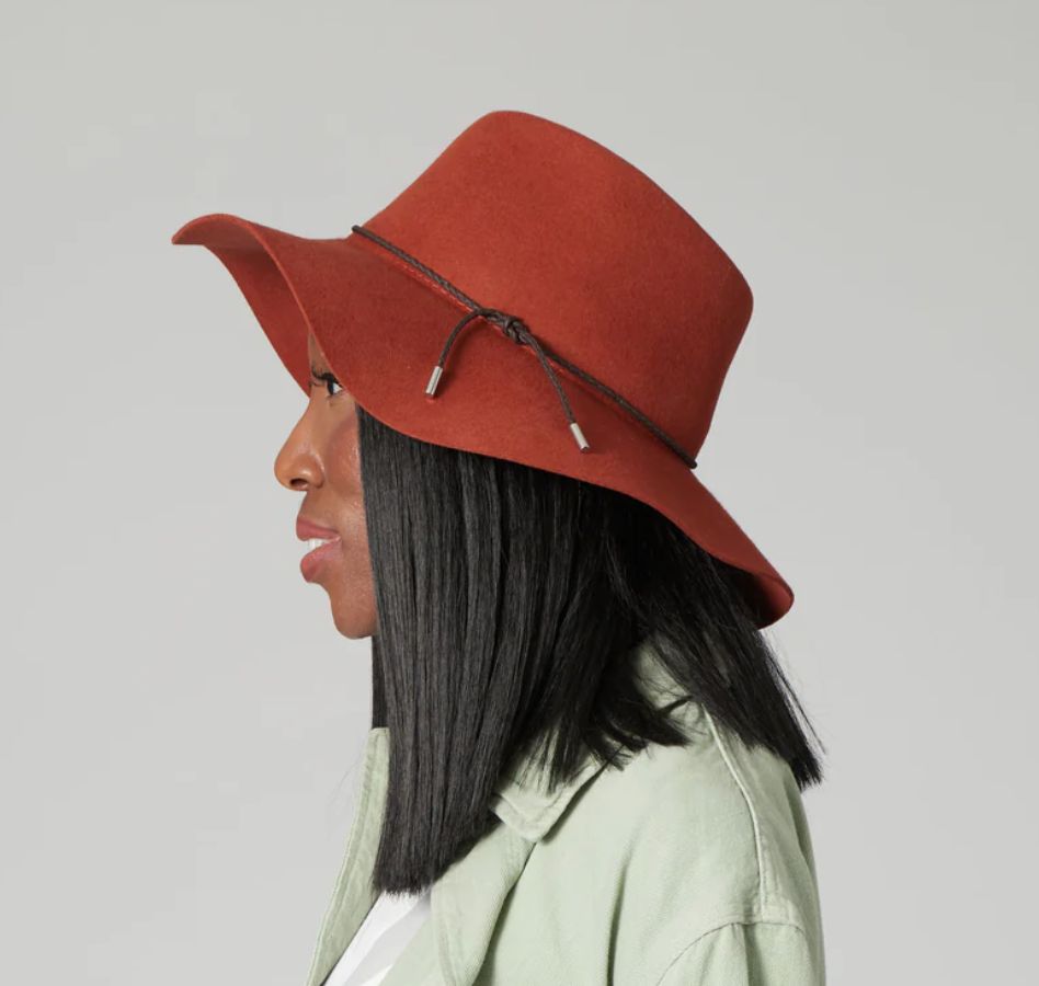 RUST FEDORA BRAID TRIM