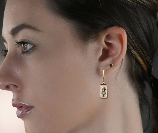 RECT ALICE EARRINGS