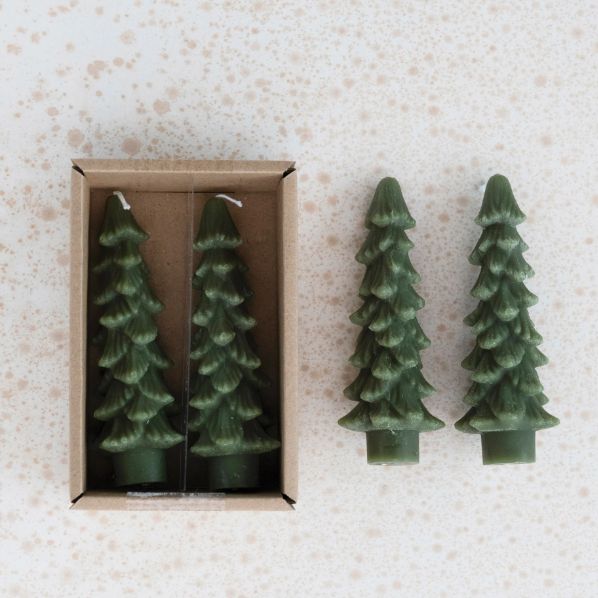(2) SM TREE CANDLES