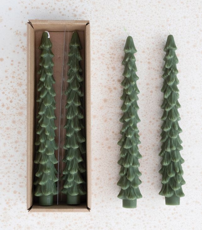 (2) LG TREE CANDLES