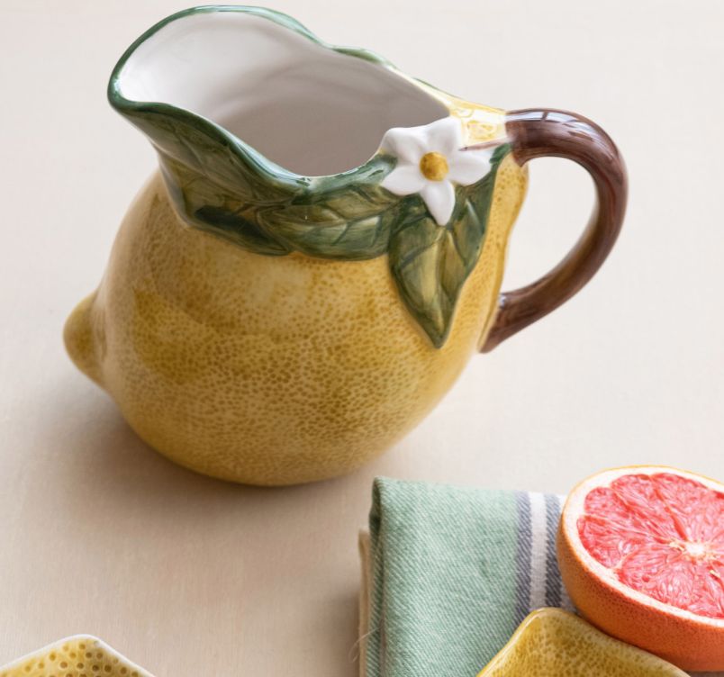 LEMON/FLOWER PITCHER