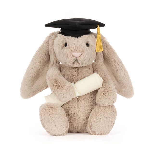 BASHFUL GRADUATION BUNNY