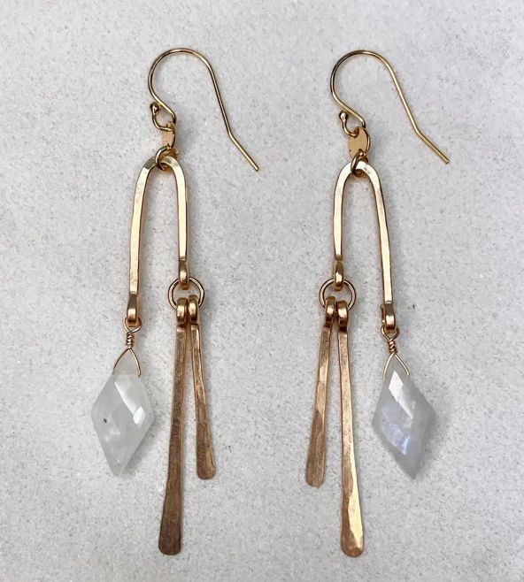 DIAM M-STONE TINE EARR