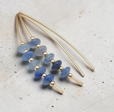 GF 5 STONE THREAD EARR