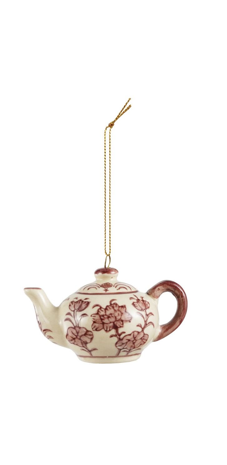 BOTANICAL TEAPOT ORNAMENT