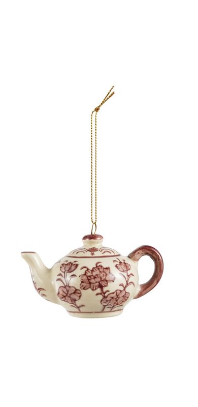 BOTANICAL TEAPOT ORNAMENT