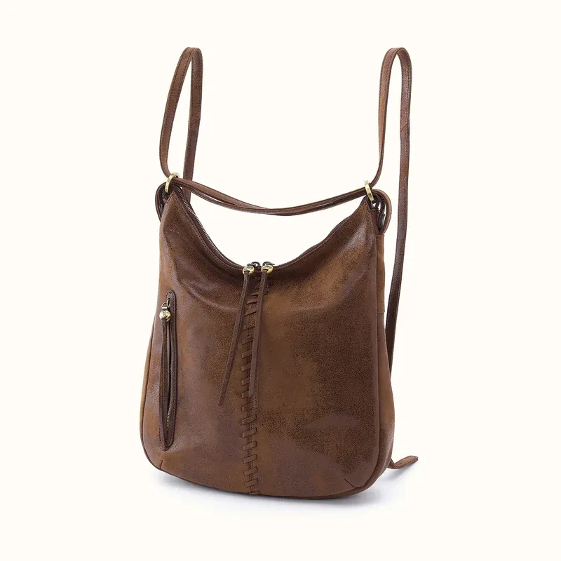 Merrin Convertible Shoulder Bag/Backpack - Mocha