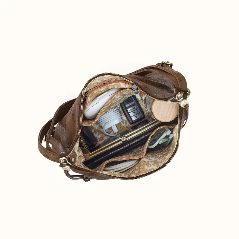 Merrin Convertible Shoulder Bag/Backpack - Mocha