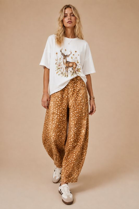 Botanical Deer Graphic Tee