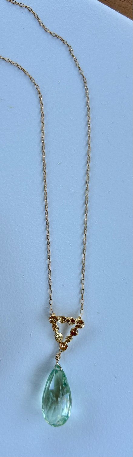 Elyse Green Amethyst Necklace
