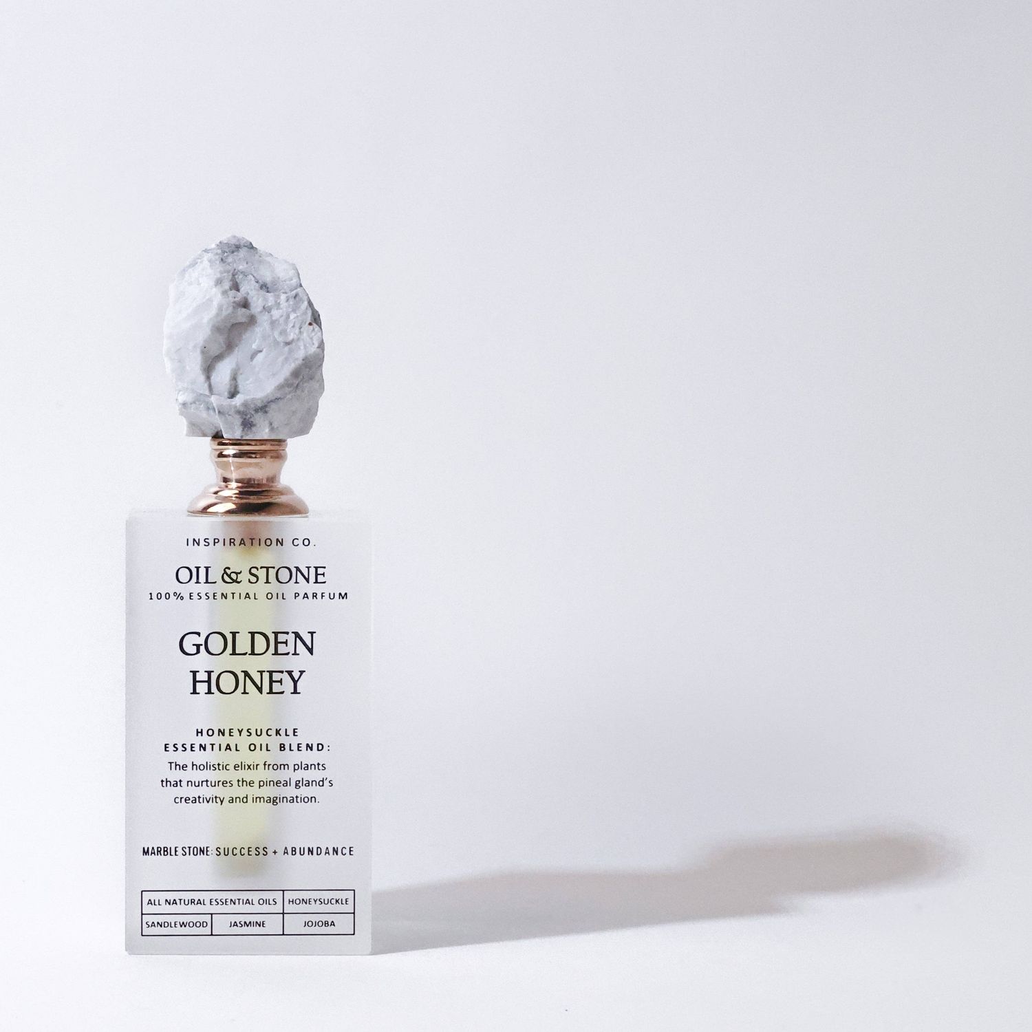 Golden Honey - Marble Premium Oil Perfume Golden Honey - Marble Premium Oil Perfume, Bottle Size: FULL SIZE STONE BOTTLE