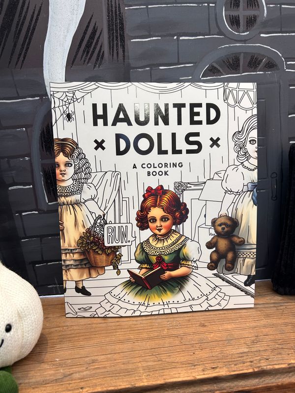 HAUNTED DOLLS COLORING BOOK