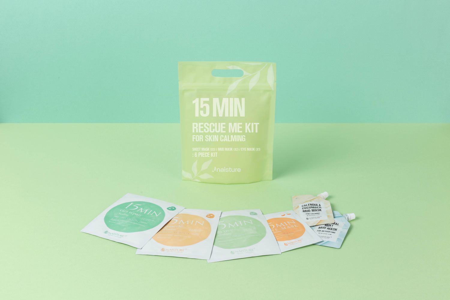15 MIN Rescue Me Kit – K-Beauty Self-Care/Home Spa Kit (6pc) 15 MIN Rescue Me Kit – K-Beauty Self-Care/Home Spa Kit (6pc)