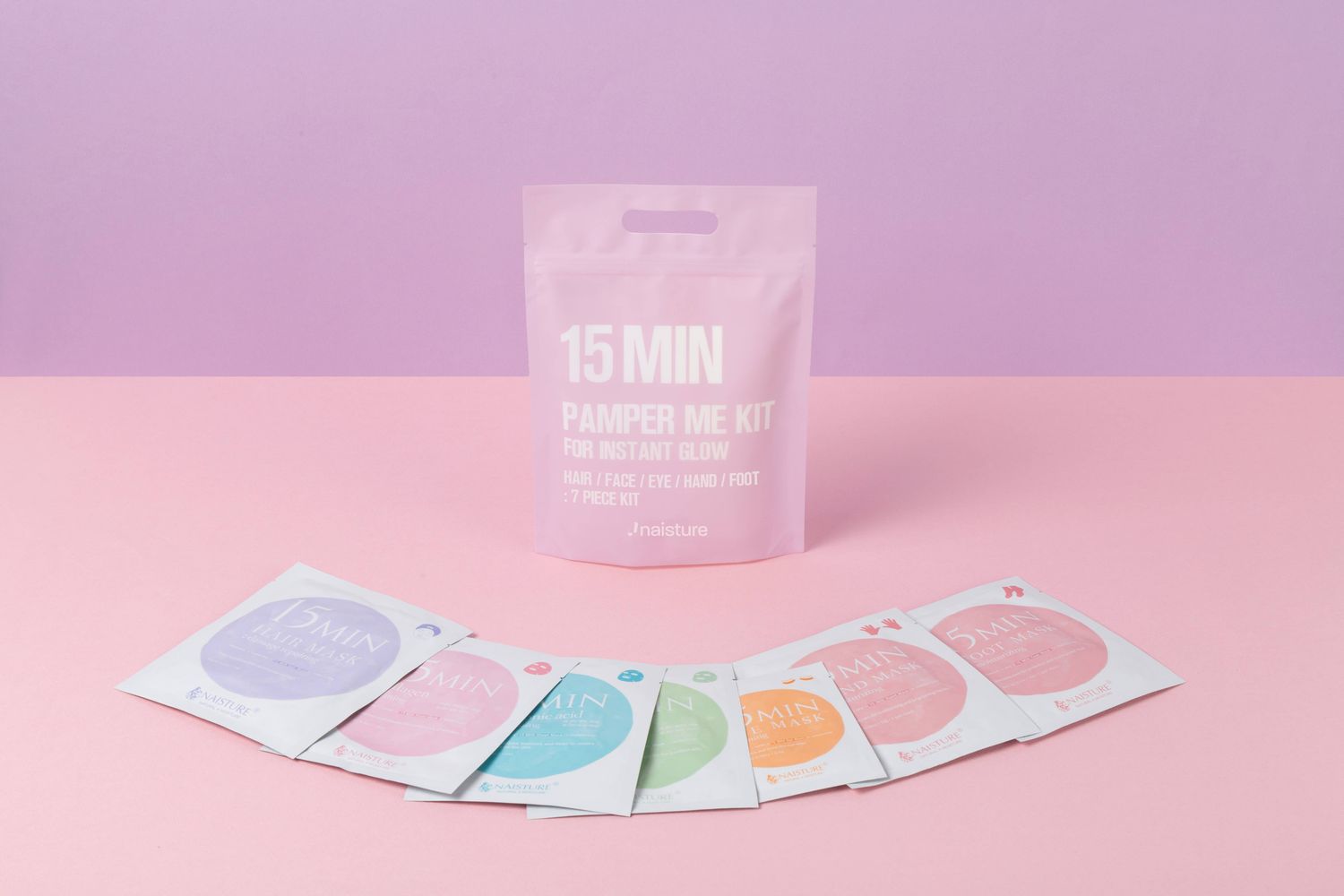 15 MIN Pamper Me Kit – K-Beauty Self-Care/Home Spa Kit (7pc)