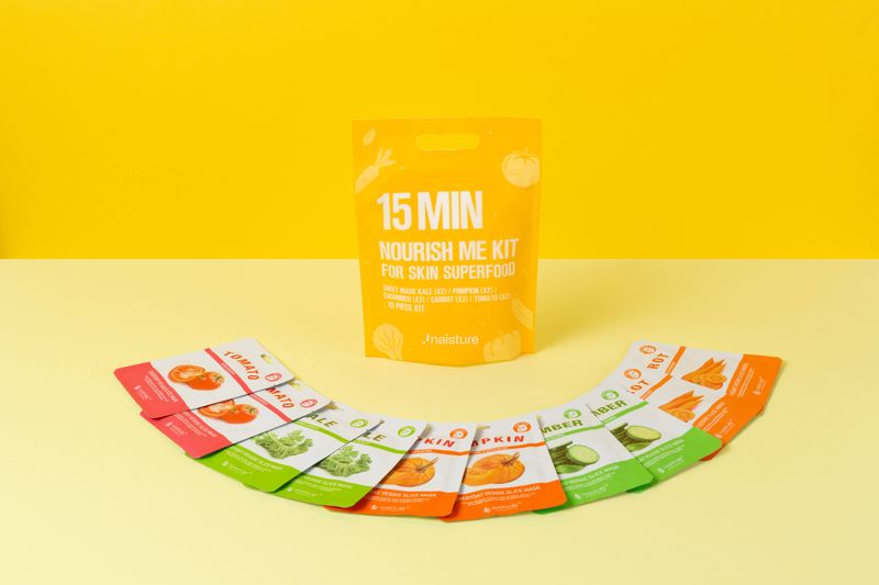 15 MIN Nourish Me Kit – K-Beauty Self-Care/Home Spa (10pc)