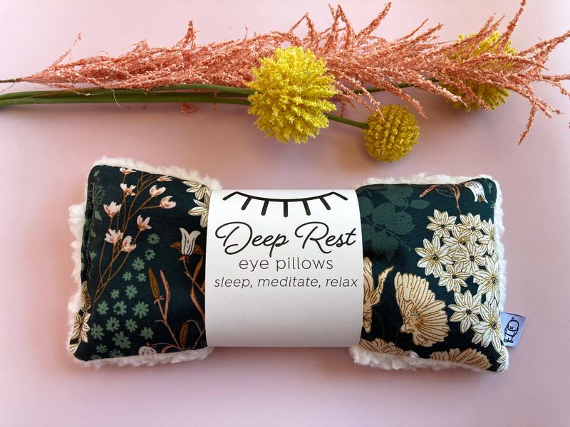 Deep Rest Eye Pillow/Emerald