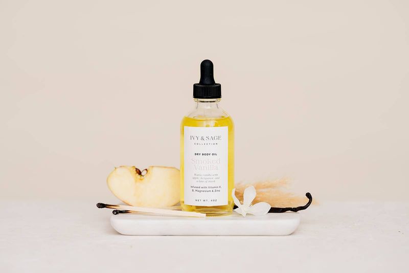 Smoked Vanilla Body Oil – Vanilla + Musk Nourishing Body Oil
