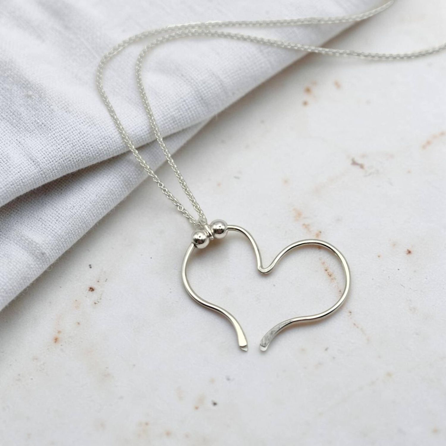 Open Heart Necklace Open Heart Necklace