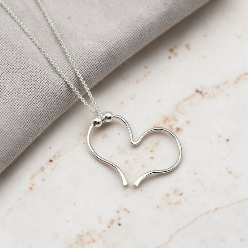 Open Heart Necklace