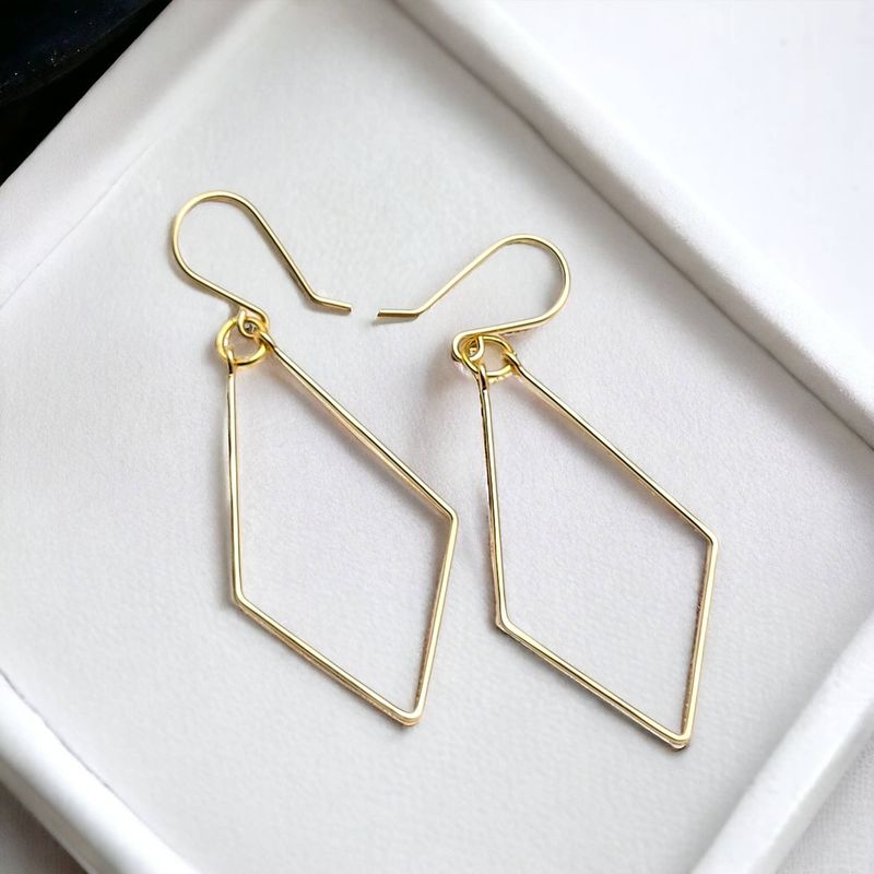 Geometric Dangle Earrings