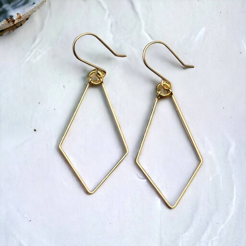 Geometric Dangle Earrings