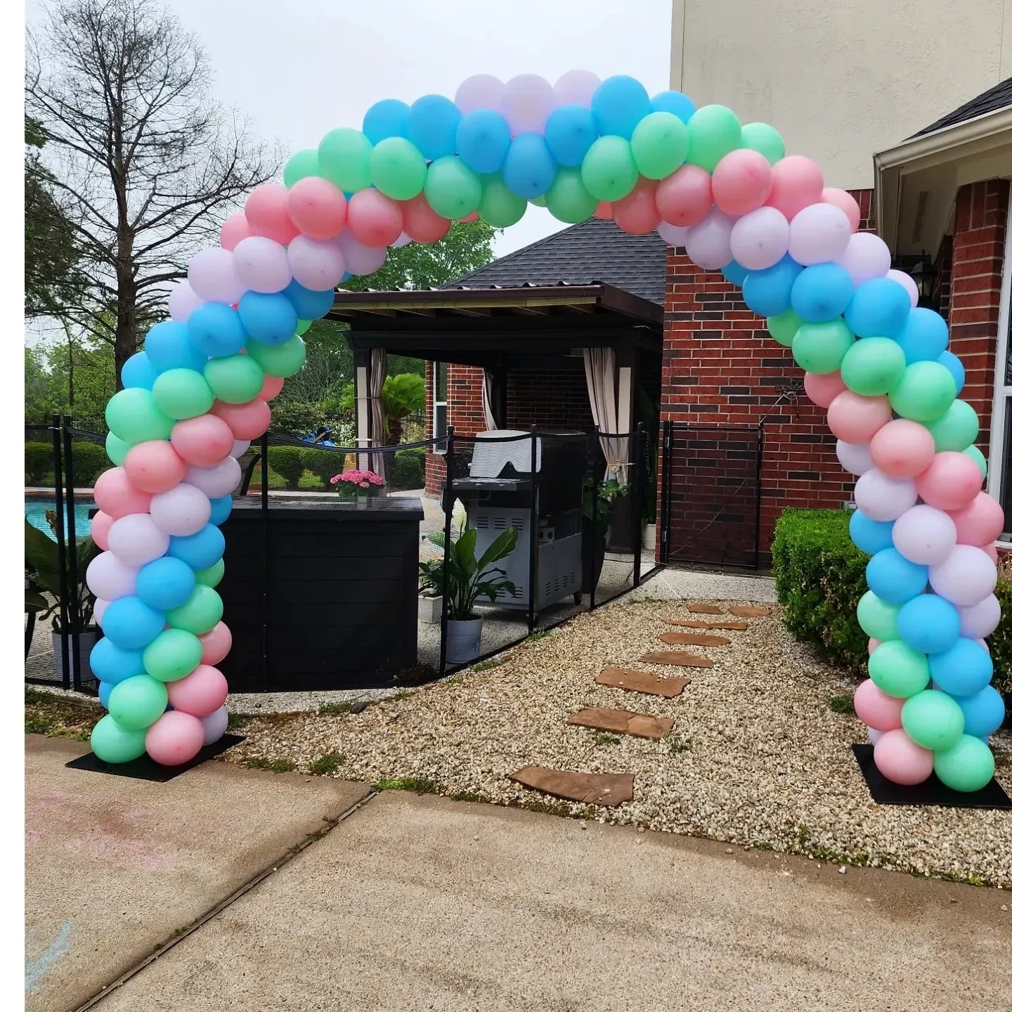 Pastel Colors 20ft Balloon Arch