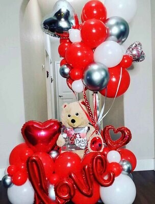 Teddy Bear Balloon Bouquet