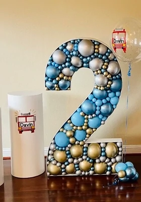 5ft Balloon Mosaic Number