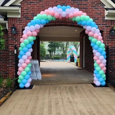 Pastel Colors Balloon Arch
