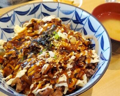 Beef Rice bowl (불고기 마요 덮밥)
