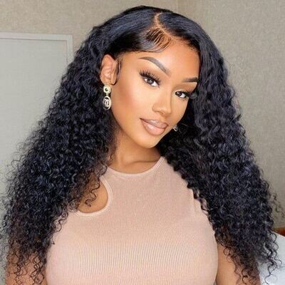 CHEZ FELY| Kinky curly lace Front wig